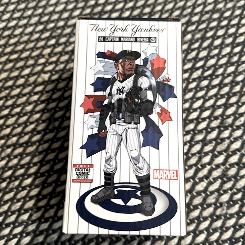 Captain Mariano Rivera New York Yankees bobble head Marvel NIB